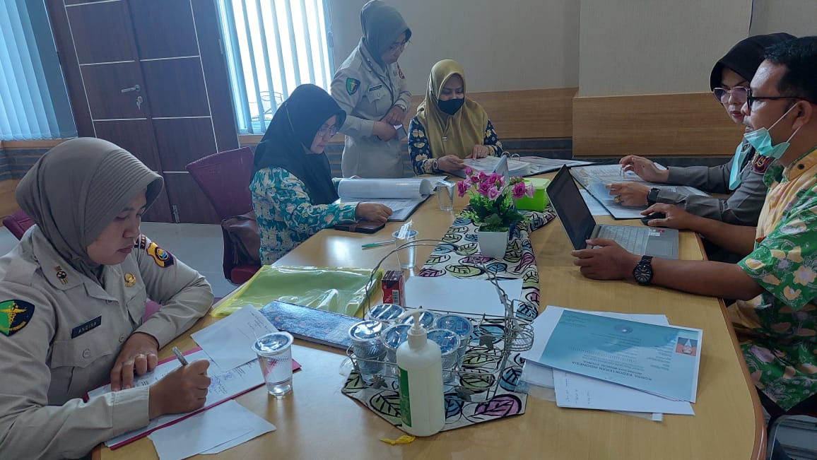 Pelaksanaan kegiatan Pemeriksaan Data SDMK dan Pemeriksaan Kelengkapan STR dan SIP Oleh DINKES Kota